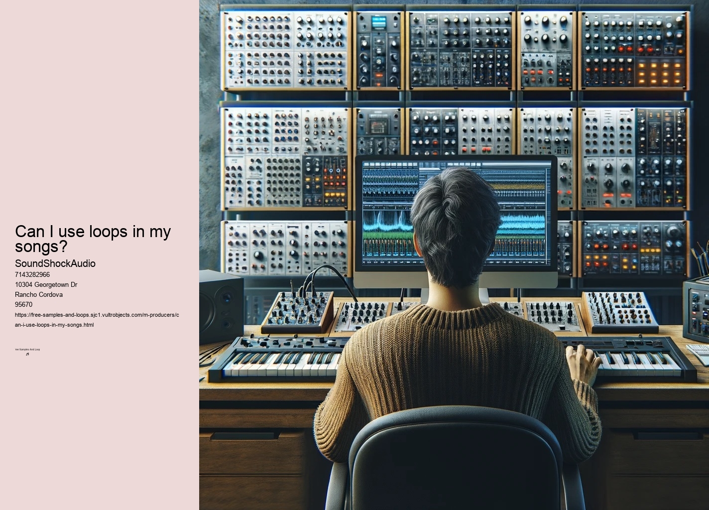 Can I use loops in my songs?